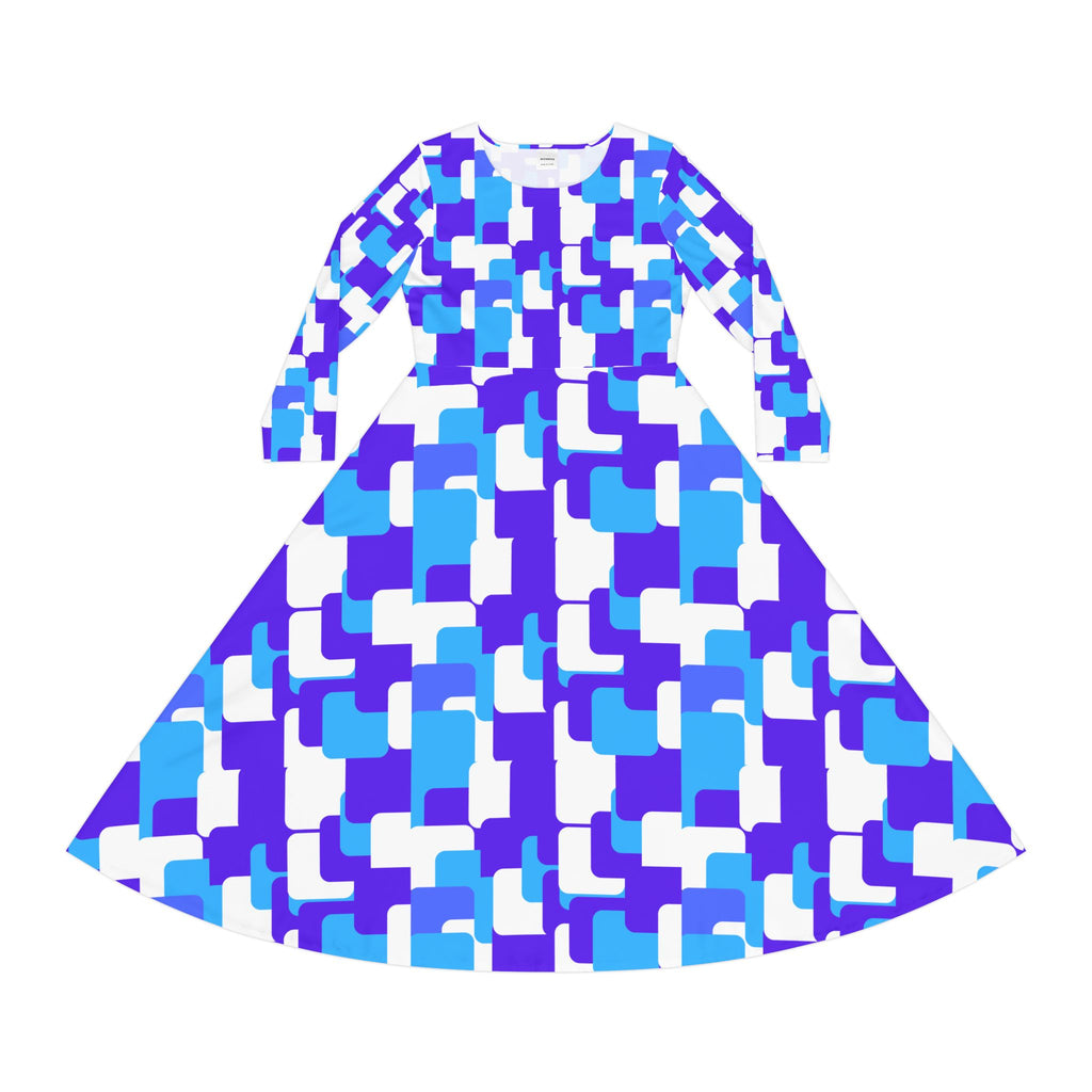 Women's Long Sleeve Dance Dress (AOP)