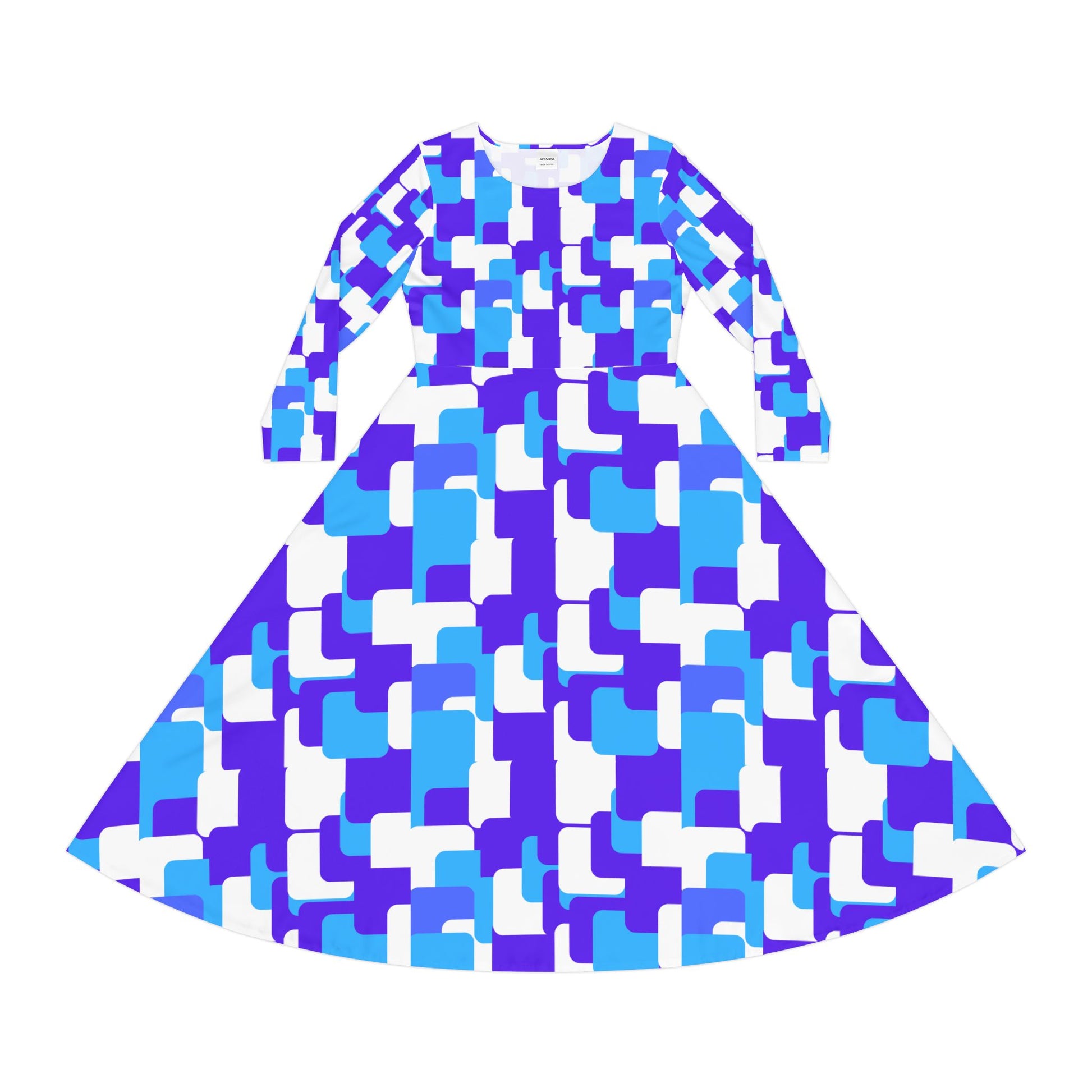Women's Long Sleeve Dance Dress (AOP)