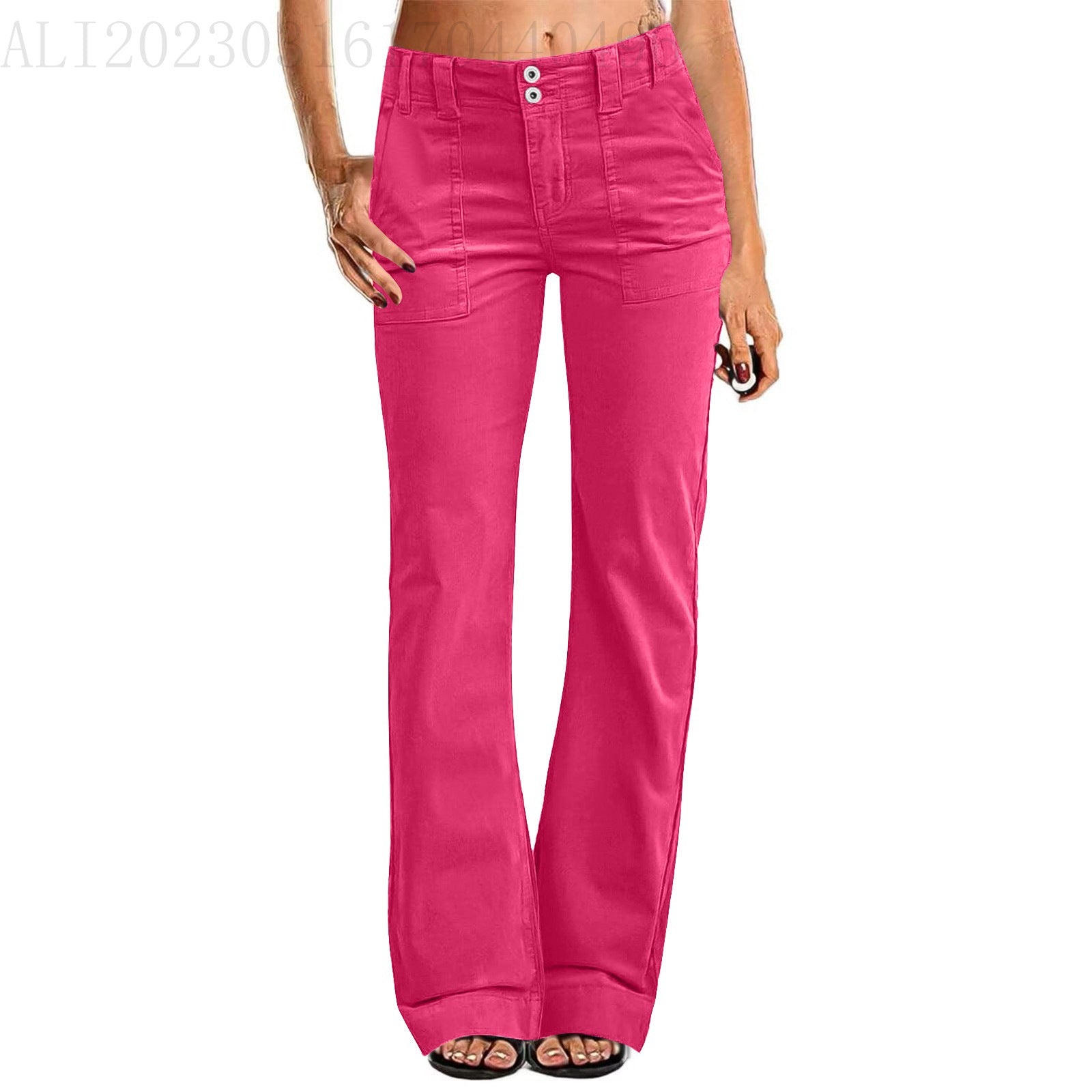 Lightweight Sports Pants Zipper Pocket Exercise Workout Pants