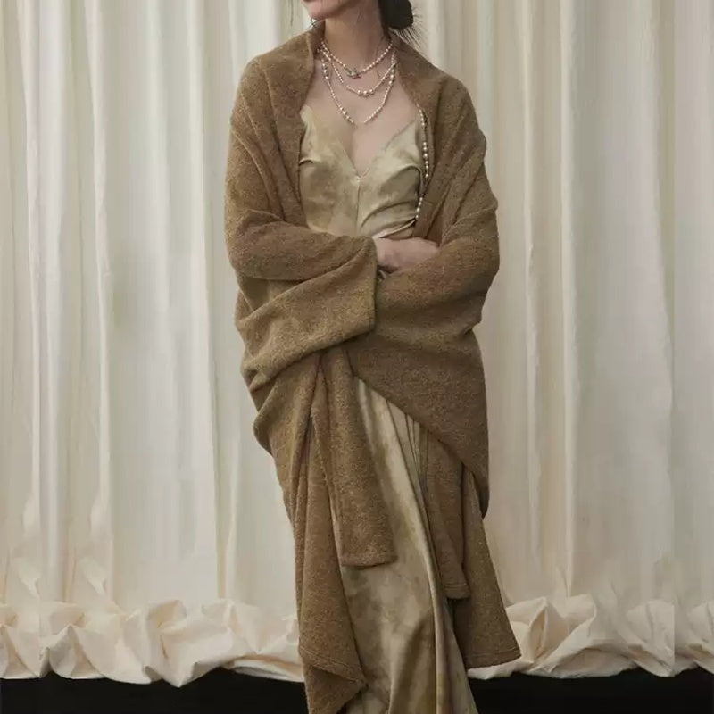 Chinese Style Sleeve Zen Shawl Dress